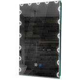 Specchio LED Verticale | Pulsanti touch | Funzione anti-appannamento | Luce bianca fredda - Reyze Serie Edge Modello 4